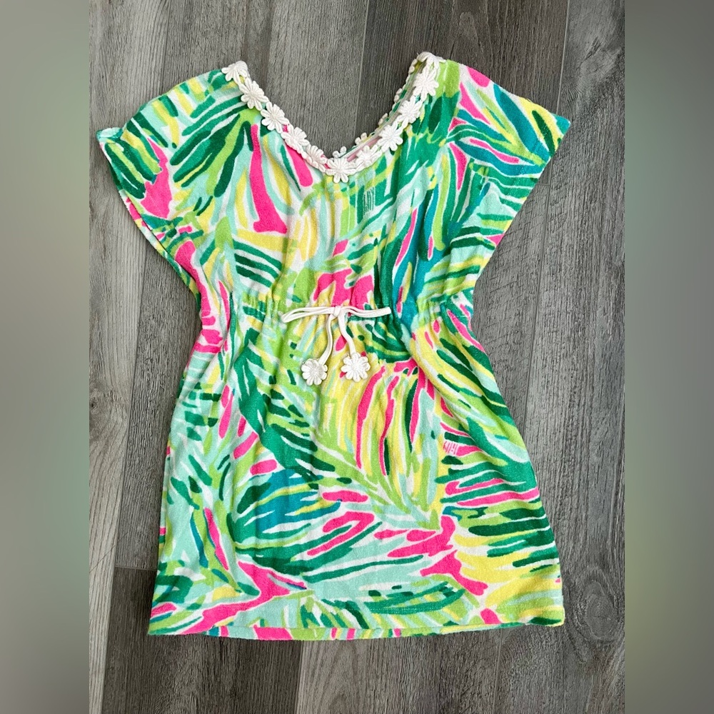 🎀 Girl’s Lilly Pulitzer Terry Cover Up - Size S (4-5) 🎀